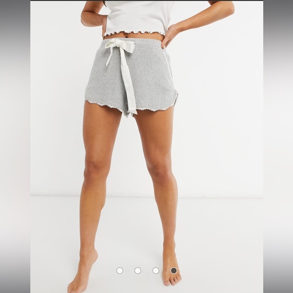 A&F Ribbed Soft AF Sleep Shorts Sz M - Picture 3 of 8